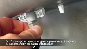 KIA Venga 2010-2014 - replace licence plate light bulb / wymiana żarówek tablicy rejestracyjnej