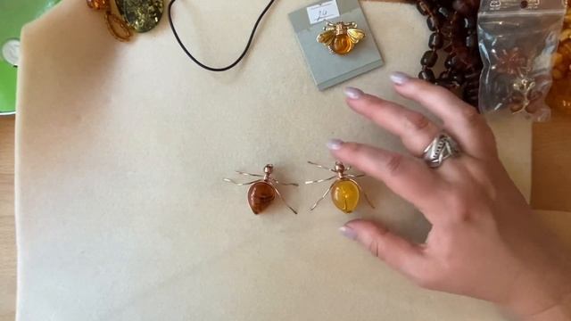 Обзор моих украшений 2 #украшения #jewellery #жемчуг #янтарь #handmadejewellery @natashabambura смотреть онлайн