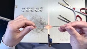 1. Кольцо из горячего стекла