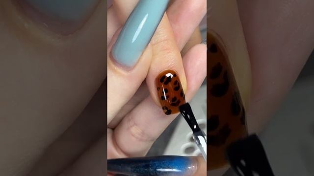 Леопардовый маникюр #shortvideo #рисункинаногтях #nailart