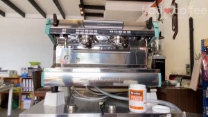 How to do automatic back flush for  Nuova Simonelli Aurelia II V coffee machine