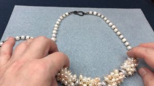 Агат. Жемчуг. Перламутр. Переделка украшений для Зои. Часть 1.