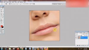 How to apply lipstick in Photoshop in Hindi