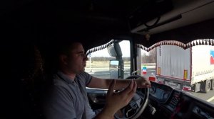 Клинит Колесо на Полуприцепе. Урал. Загрузка пивной банки