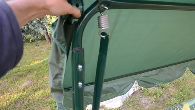 Садовые качели Olsa Люкс-2 с588 - хорошая штука для дачного отдыха. Обзор и опыт использования. смотреть онлайн