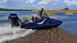 ПОСУХУ! JET EVOLUTION на MERCURY 80 JET. Водометная лодка ПНД ПП от DISCOVERY. Флагман24