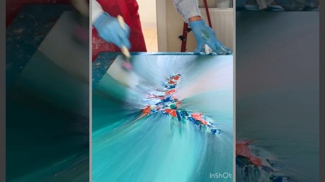Абстракция. Мастер-класс по живописи. Картина своими руками. abstraction
