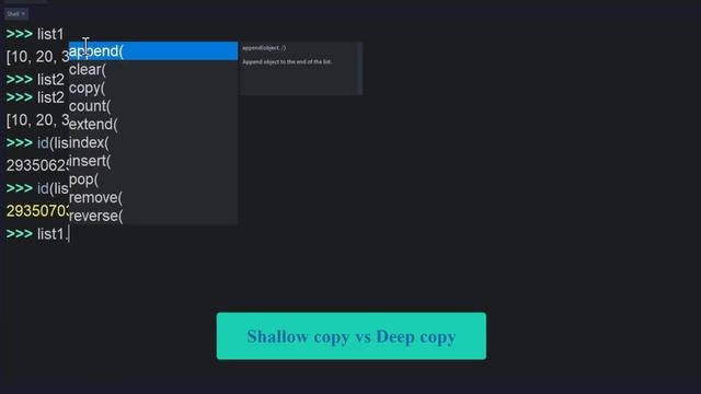 Clone or copy a list in Python | Shallow Copy and  Deep Copy in Python