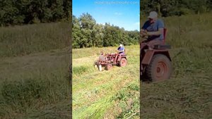 Самодельный трактор с самодельной роторной косилкой
