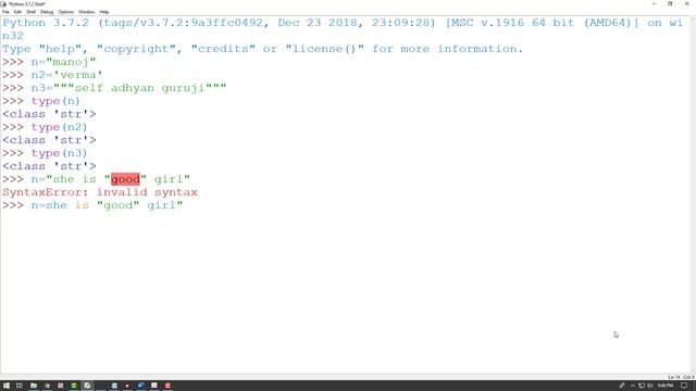 String in Python - Learn Python in Hindi | Python PDF | Python for class 12 CBSE