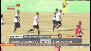 Taça de Angola em futebol: Cuando Cubango FC 0 - 1 1º de Agosto