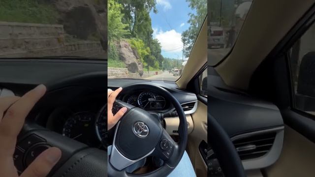 Toyota Yaris ATIV X POV DRIVE #dhalahore #rain #usa #pakistan #toyotalovers #india #russia #dubai