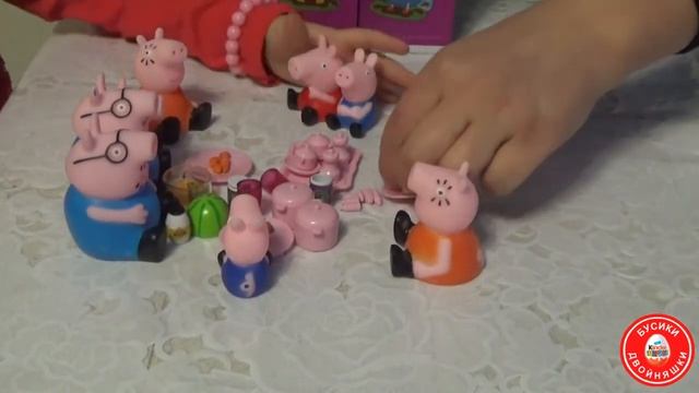 ⭐Свинка Пеппа. Бусики-двойняшки играют кухней "Свинки Пеппа" смотреть онлайн