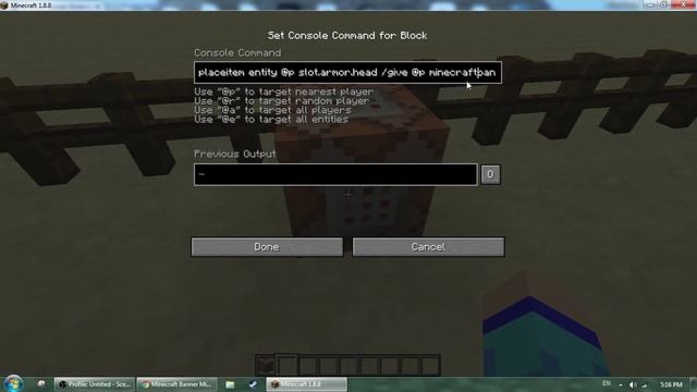 How to put banners on your head! minecraft смотреть онлайн