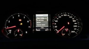 Цветная приборная панель Passat CC