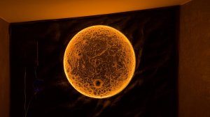 Светильник луна из плиточного клея своими руками !Подробнее видео нет в интернете