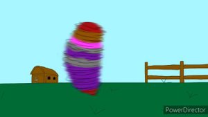 Relina Tornado Spin Animation (Spinning Stars+30fps test)