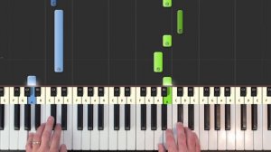 Aha - Take On Me - Piano Tutorial Easy - How To Play (Synthesia)