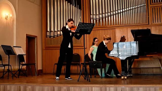 М.Равель - соната для скрипки и фортепиано №2.1 и 2 части. смотреть онлайн