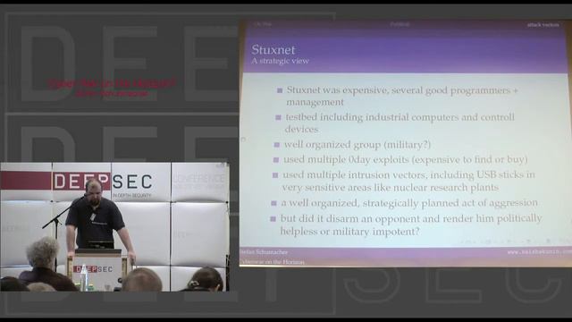 DeepSec 2010: Cyberwar on the Horizon смотреть онлайн