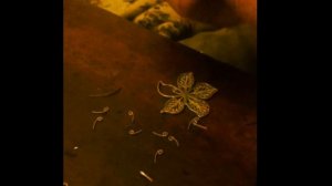 Making of the silver filigree earring. Процесс изготовления серег филигрань из серебра.