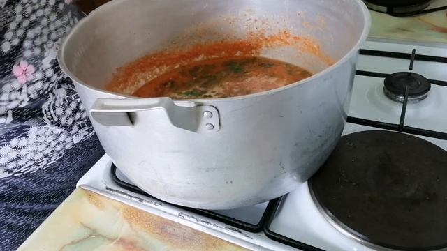 Как приготовить болгарский перец в помидорной заливке, Лечо"Кубанская закуска", сладко - остренькая смотреть онлайн