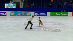 Алиса Абдуллина - Егор Петров. Произвольный танец.  Юниоры. Казань. Гран-при России 2022