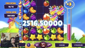 This JUICY CRUSH SLOT was LEGIT BROKEN & it made me RICH!? (Highlights)