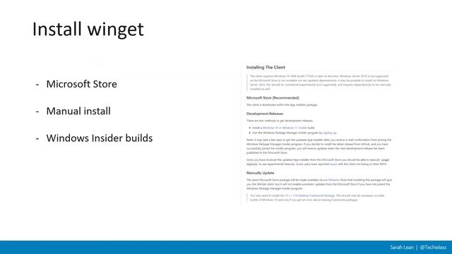 Package Managers for Windows