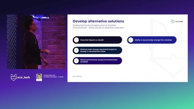 How to manage frontend configuration with environment variables | acaí_tech night смотреть онлайн
