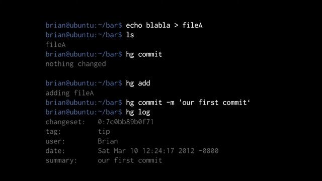 intro to Version Control with Mercurial смотреть онлайн