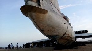 Небольшой обзор Про Огромный Самолет (Экраноплан) "Лунь" в Дагестане