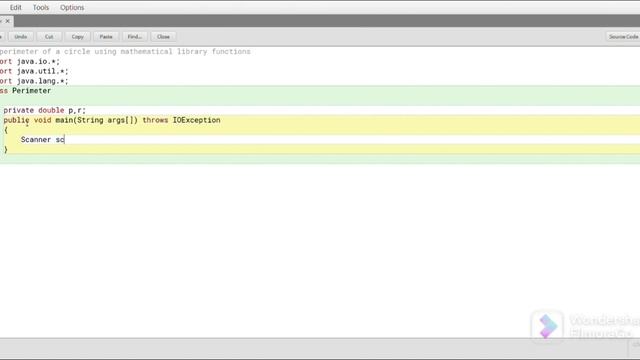 To print perimeter of a circle using Mathematical Library Functions in java @Java_siddhu смотреть онлайн