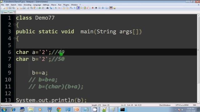 Lecture 37 Character data type in java in hindi part 7 смотреть онлайн