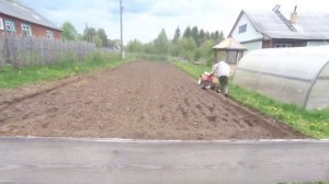 Мотоблок Агро .Посадка картошки