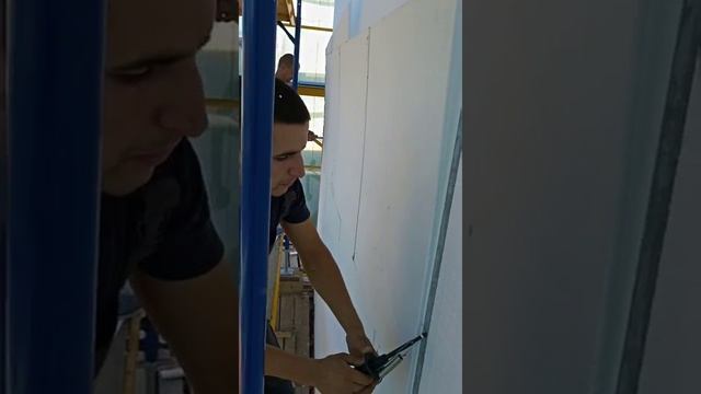 Лайфхак Выравнивание фасада （порезка гарячей струной）+утипление