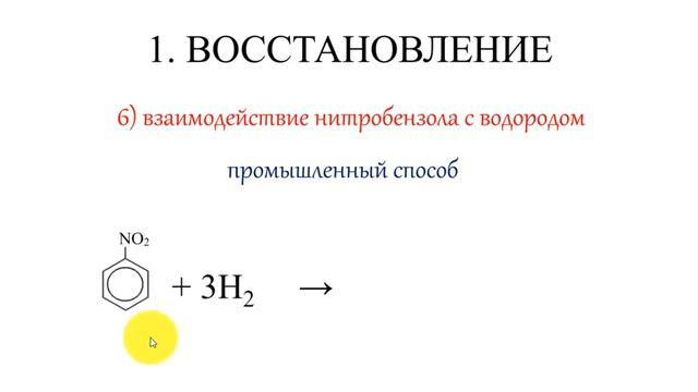 Нитросоединения. Химические свойства. Все 11 реакций ЕГЭ.