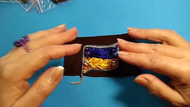 Брошь процесс работы #брошьручнойработы #Handmade_brooch