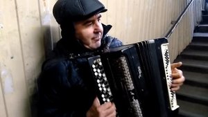 Музыка без слов (уличный музыкант - баянист)