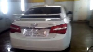 Примерка китайского спойлера на Шевроле Круз