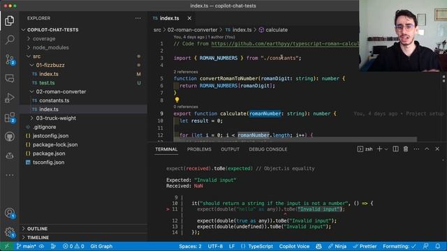 Copilot Chat writes Unit Tests for you!