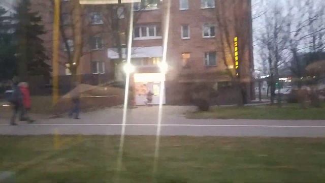 Поездка на автобусе МАЗ-203,г/н АТ 5886-7,марш.49 смотреть онлайн