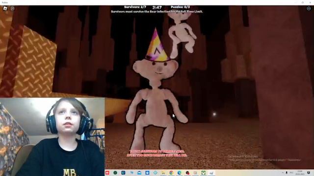 Впервые зашёл в эту игру Мишка (Beear Roblox) смотреть онлайн