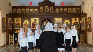 Детский хор - «О Тебе радуется» греческого распева в обработке Степана Смоленского