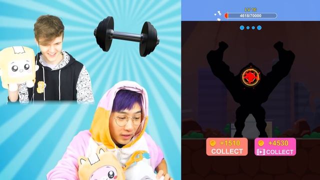 NOOB vs PRO vs HACKER In TOUGH MAN APP! (MAX LEVEL SECRET SKIN!) смотреть онлайн