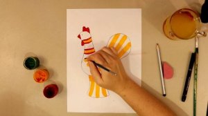 ФИЛИМОНОВСКАЯ ИГРУШКА урок рисования✏️