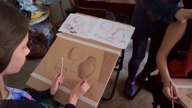 Мастер-класс по рисованию натюрморта мягкими материалами