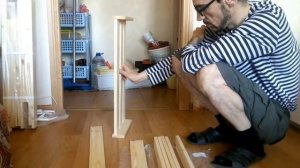 Как собрать стеллаж деревянный из Леруа Мерлен. Цена стеллажа, советы по сборке стеллажа на балкон.