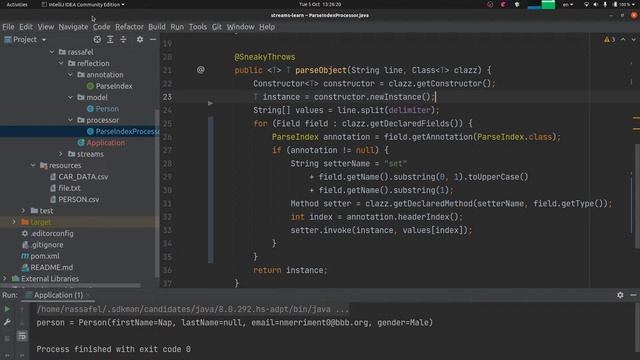 Java Backend (2 курс) - Reflection API. смотреть онлайн