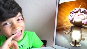 Talking Tom Plays with Jason on the Ipad, Funny Kids Reaction Gameplay